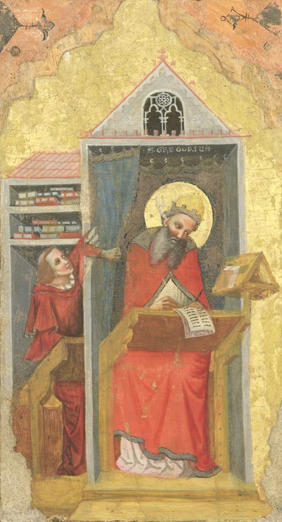 St. Gregory the Great in his Study by Pseudo Jacopino di Francesco